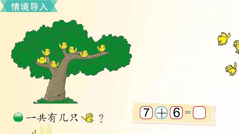 北师大版数学一年级上册 第6课时  有几只小鸟 课件02