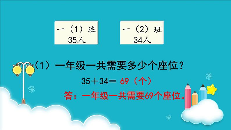 人教版数学三年级上册 第1课时  口算两位数加两位数 课件06