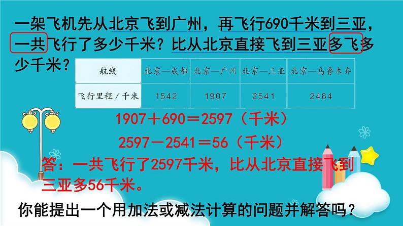 人教版数学三年级上册 第1课时  数与计算 课件04