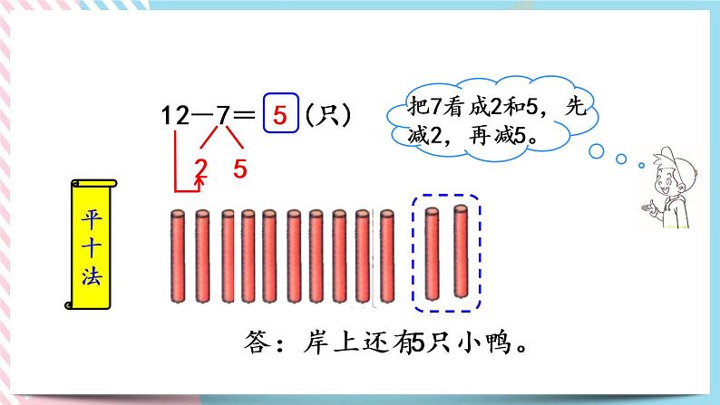 1.3  快乐的小鸭 课件+练习05