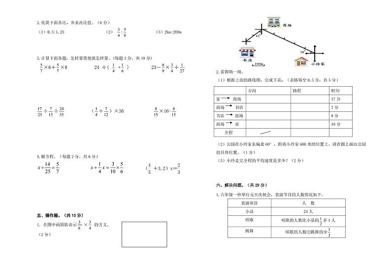 浙江省杭州市萧山区2022-2023学年六年级上学期期中阶段性调研数学试题02