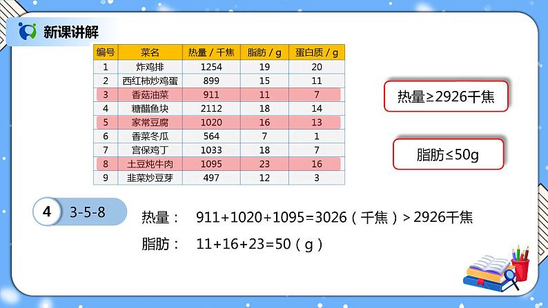 人教版四下《营养午餐》PPT课件（送教案+练习）08