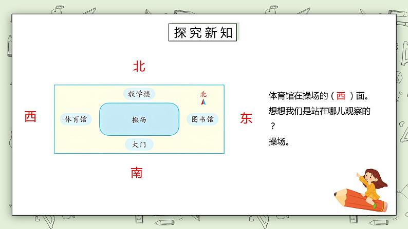 人教版小学数学三年级下册 1.2 认识平面图 课件+教案+练习06