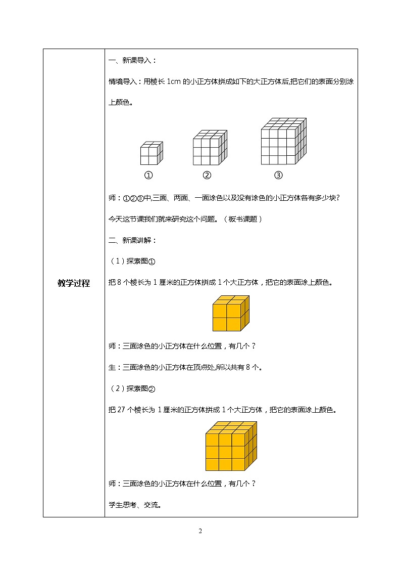 人教版数学五下《探索图形》教学设计第2页