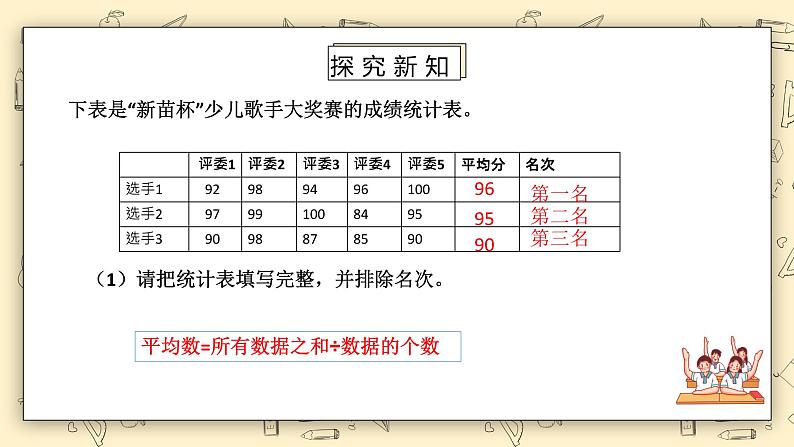 北师大版五下8.3《平均数的再认识》课件+教学设计+同步练习04