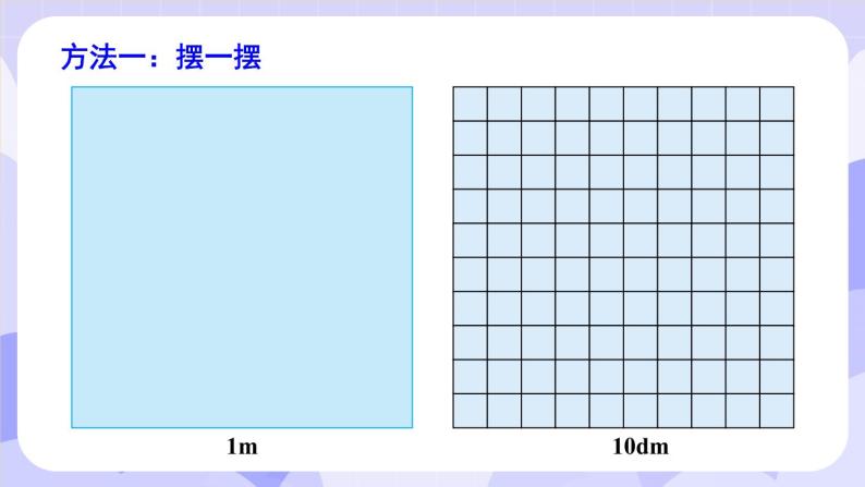 【冀教版】三下数学 七 《长方形和正方形的面积》1.面积和面积单位  课件07