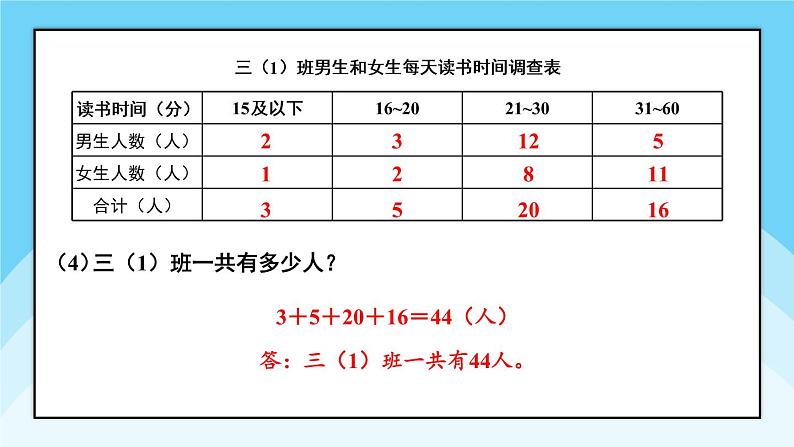 【冀教版】三下数学 《本册综合》3. 统计与概率  课件07