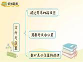 北師大版數(shù)學(xué)四年級上冊 總復(fù)習(xí)（5）     方向與位置 課件