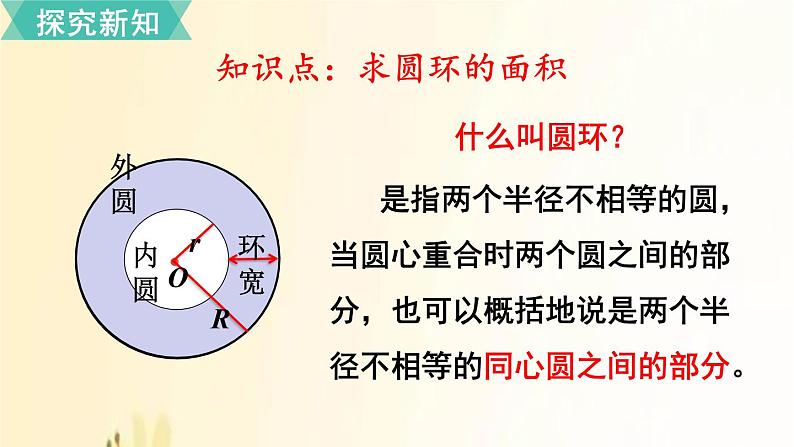 人教版数学六年级上册 第5课时  圆的面积（2） 课件第3页