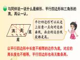 北師大版數(shù)學(xué)五年級(jí)上冊(cè) 第2課時(shí) 認(rèn)識(shí)底和高 課件