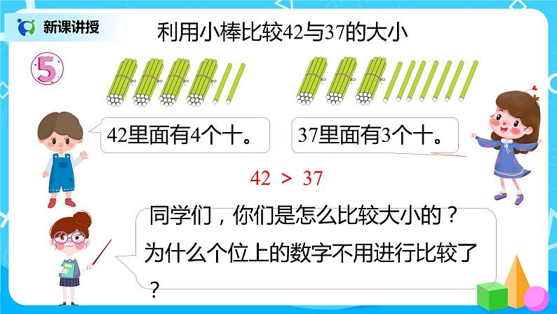 人教版数学一年级下册第4单元第4课时《比较大小》课件（送教案+习题）05