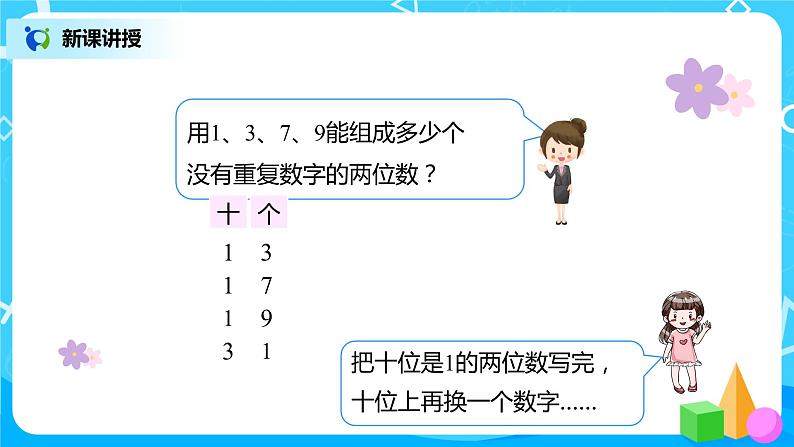 人教版数学三年级下册第八单元搭配（二）第1课时《组数》课件+教案+练习07