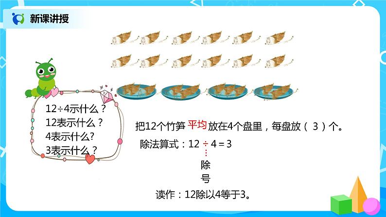 人教版数学二年级下册第二单元第4课时《认识除法算式》课件+教案+习题06