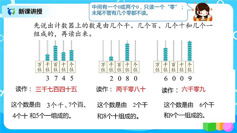 人教版数学二年级下册第七单元第6课时《万以内的数读法》课件+教案+习题07