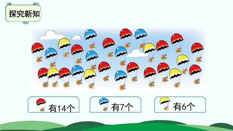 第一单元- 跳伞表演 精品课件 北师大版数学一年级下册第3页