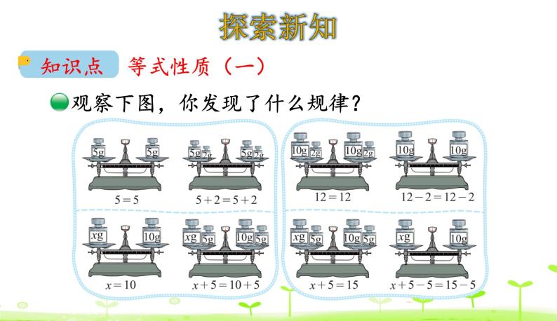 5.5 解方程（一） PPT课件 北师大版数学四年级下册04