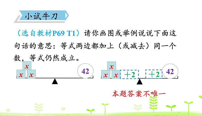 5.5 解方程（一） PPT课件 北师大版数学四年级下册第7页