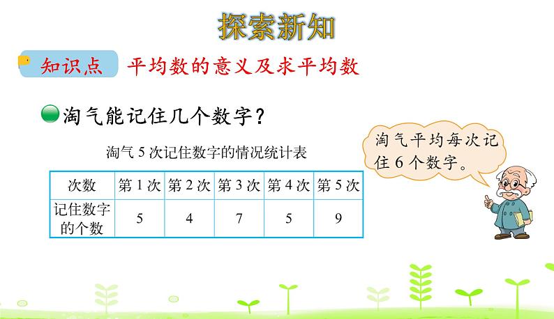 6.4 平均数（1） PPT课件 北师大版数学四年级下册第4页