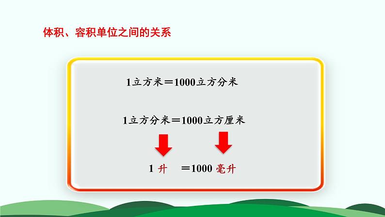 4.4 体积单位的换算 精品课件 北师大版数学五年级下册05