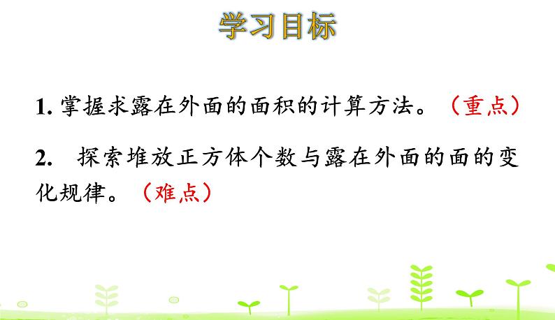 2.5 露在外面的面 优质课件 北师大版数学五年级下册02