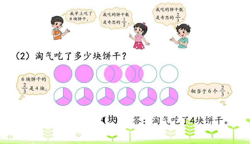 3.3 分数乘法（二）（1） 优质课件 北师大版数学五年级下册第6页