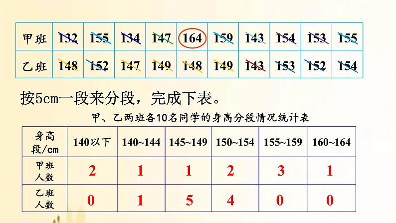 北师大版数学六年级上册 第5课时 身高的变化（2） 课件05