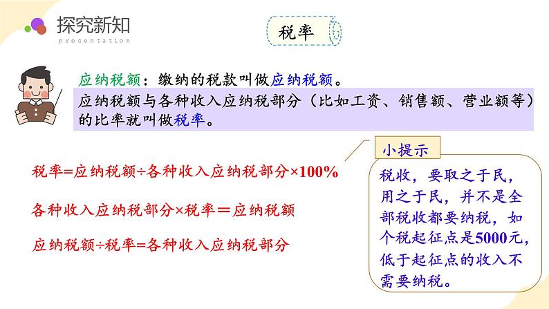 六年级数学下册人教版 第二单元_第03课时 认识税率     （教学课件+教学设计+学习任务单+同步练习含答案）08