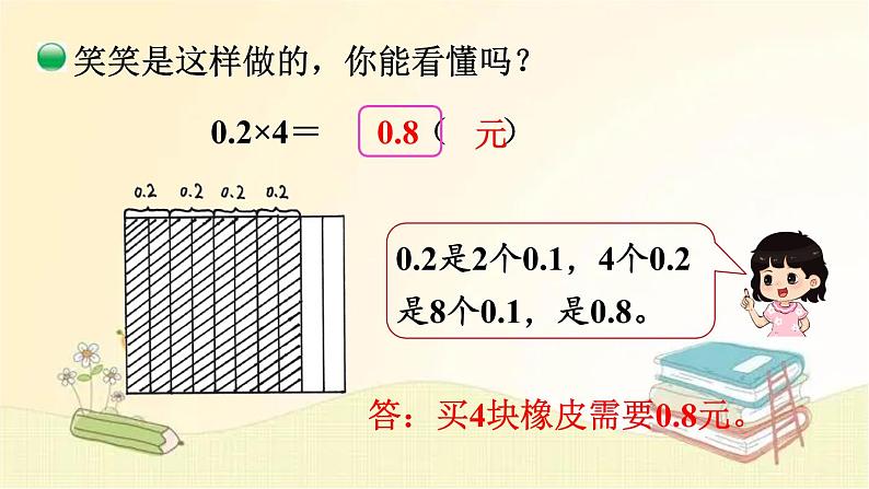 北师大版数学四年级下册 第1课时  买文具 课件第5页