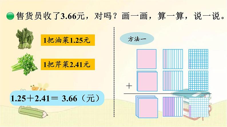 北师大版数学四年级下册 第6课时  买   菜 课件第5页