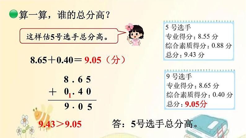 北师大版数学四年级下册 第9课时  歌手大赛 课件第4页