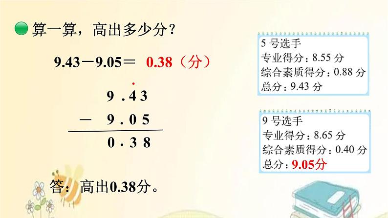 北师大版数学四年级下册 第9课时  歌手大赛 课件第5页