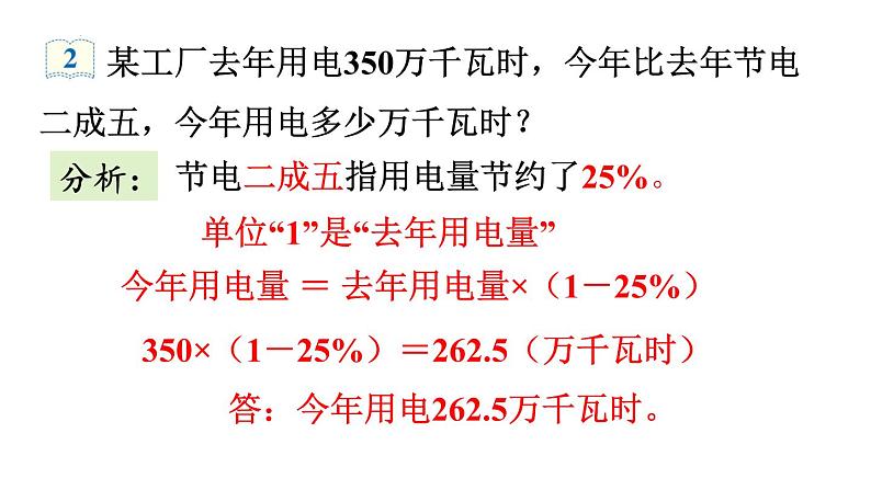 2.2  成数（课件）人教版六年级下册数学第6页