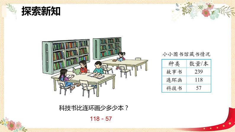 第五单元+4.小小图书馆（课件）2023学年二年级数学下册同步备课（北08