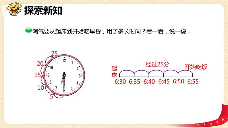 第七单元+3.淘气的作息时间（课件）2023学年二年级数学下册同步备课（北07