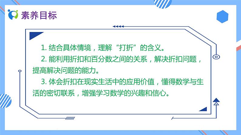 新人教版六年级数学下册素养达标课件-2.1 折扣（例1）02