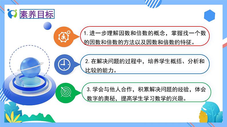 新人教版小学数学五年级下册-2.1.2《找一个数的因数和倍数（例2、例3）》素养达标课件02