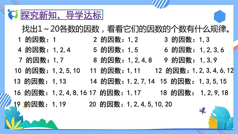 新人教版小学数学五年级下册-2.3.1《质数和合数（例1）》素养达标课件08