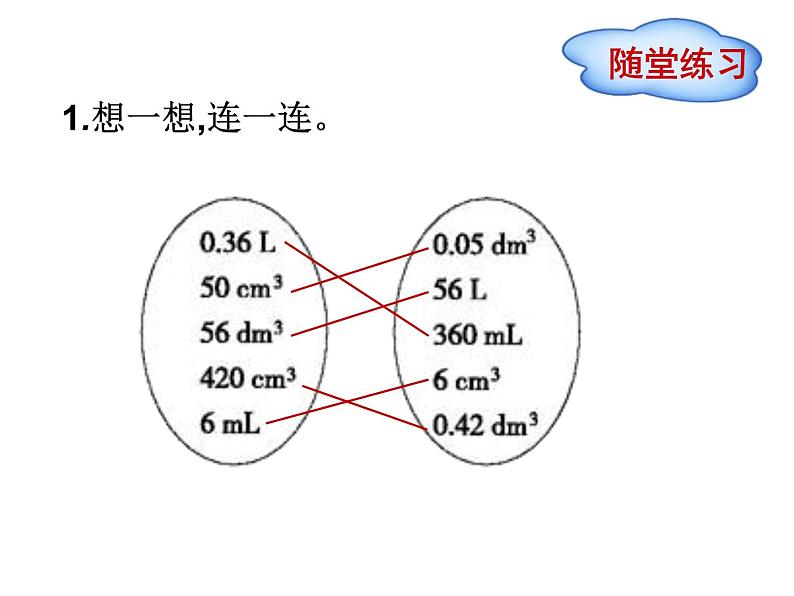 小学数学北师大版五年级下册《4.6体积单位的换算》课件第8页