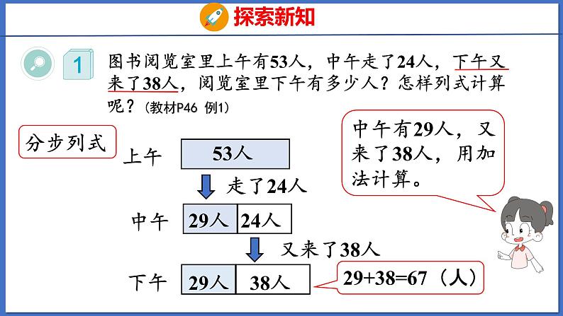 人教版数学二年级下册 5.1没有小括号的混合运算（1）（课件）第7页