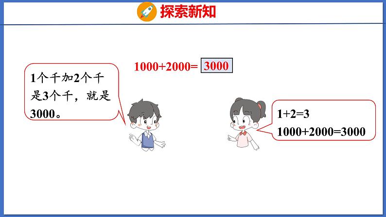 人教版数学二年级下册 7.5 整百、整千数加减法（课件）06