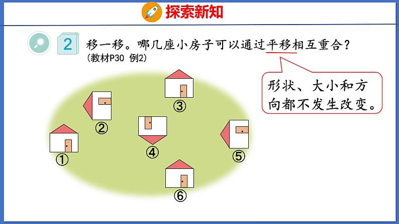 人教版数学二年级下册 3.2平移（课件）第5页