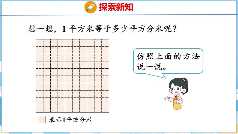 5.3  面积单位间的进率（课件）人教版数学三年级下册07