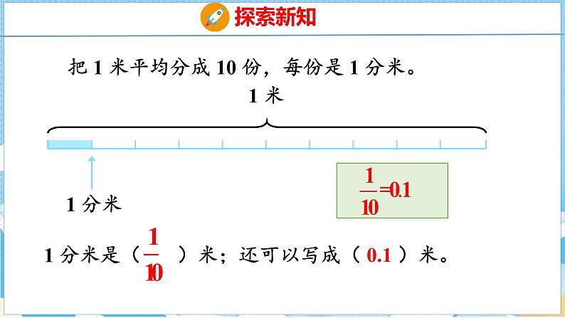 7.1  认识小数（课件）人教版数学三年级下册第8页