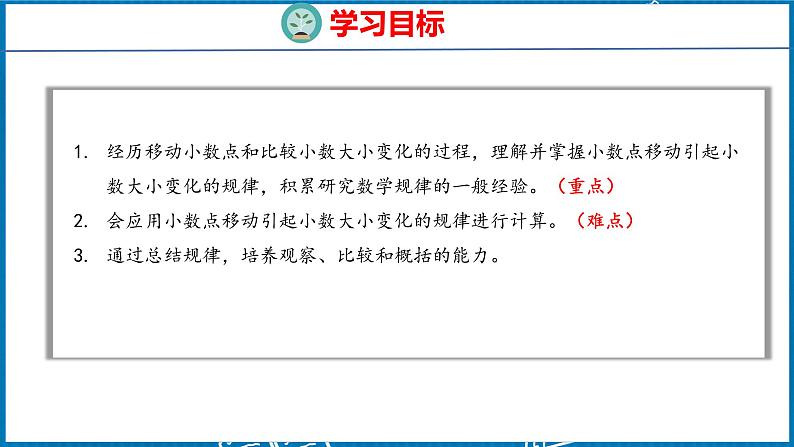 4.5  小数点移动引起小数大小变化的规律（课件）人教版数学四年级下册第2页