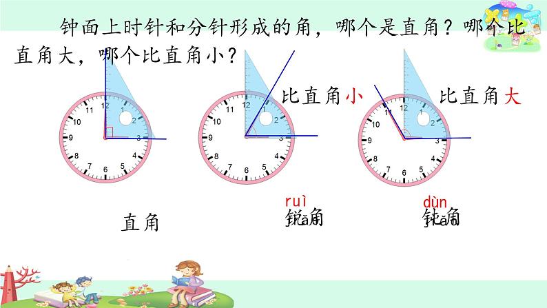 直角、锐角和钝角的初步认识课件PPT05