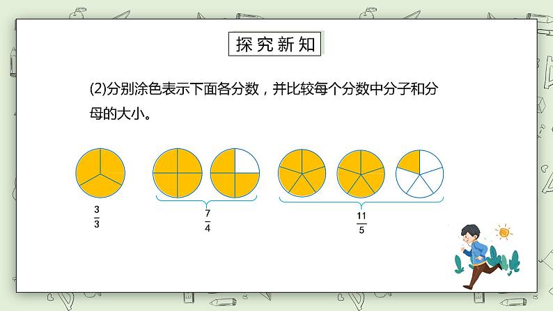 人教版小学数学五年级下册 4.3 真分数和假分数 课件+教学设计+同步练习07