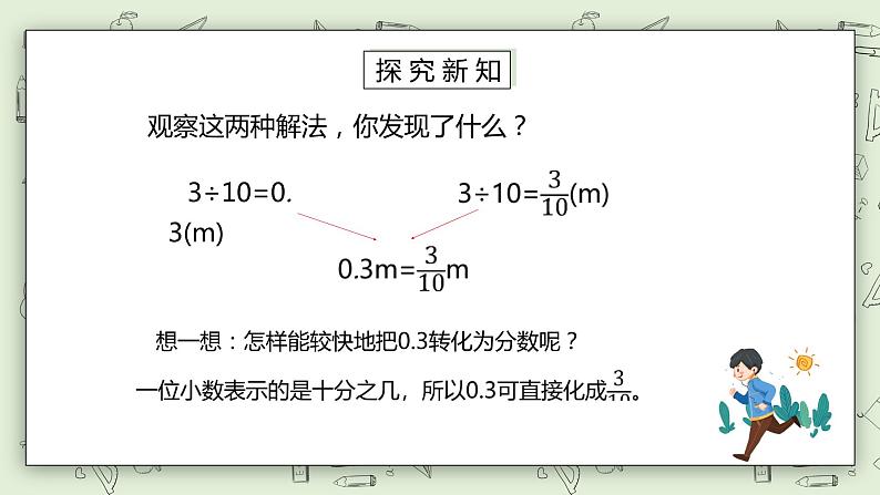 人教版小学数学五年级下册 4.9 分数和小数的互化 课件第4页