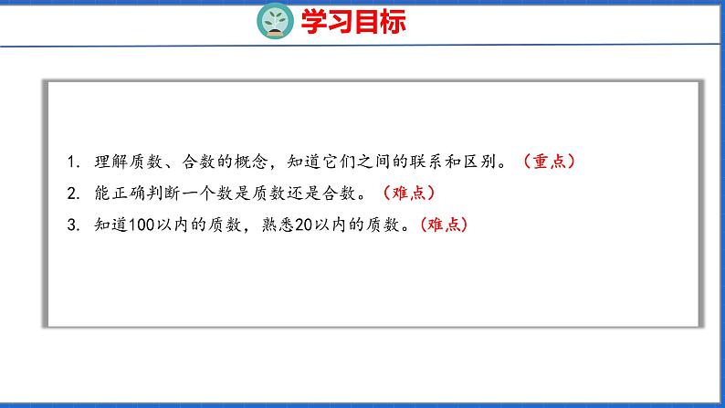 新版人教版五年级数学下册 2.5 质数和合数（课件）第2页