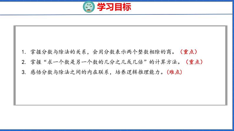 新版人教版五年级数学下册 4.2 分数与除法（课件）第2页