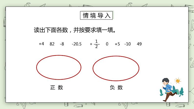 人教版小学数学六年级下册 1.2 负数初步认识的应用 课件+教学设计+同步练习02